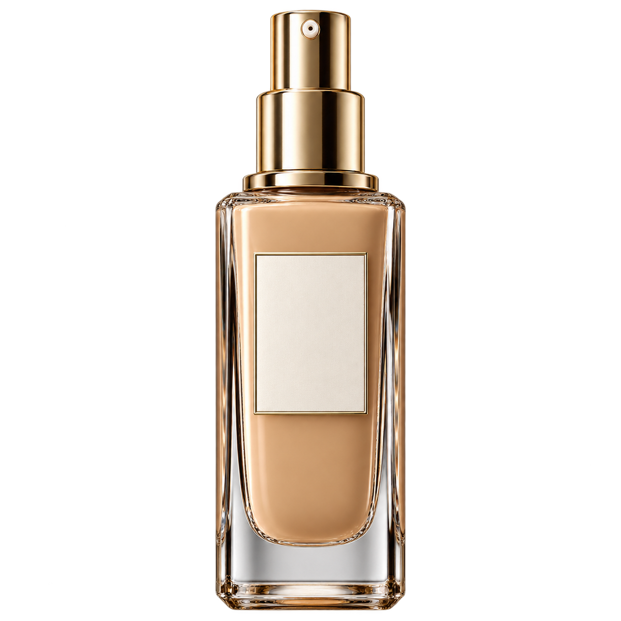 Premium refillable serum foundation bottle